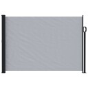 vidaXL Utklappbart side markise Grå 300 x 160 cm Polyester