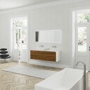 Copenhagen Chic 160D   MKII isbrehvit Corian® med amerikansk valnøtt
