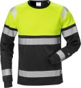 Fristads T-Shirt Lång Ärm 7519 Thv Klass 1 Varselgul/svart 3xl