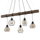 Envostar Various 5 Pendel Dark Pine Wood
