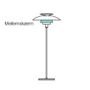 Louis Poulsen - PH 80 Underskjerm Louis Poulsen