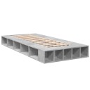  Sengeramme betonggrå 90x190 cm konstruert tre 8721102621802