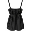 Tela Dame Topper Svart M,