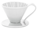 Cafec Flower Dripper - White , Cup 1 (1-2 cups)