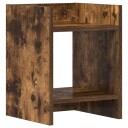  Planteholder med hylle Røkt Eik 30 x 30 x 40 cm Konstruert tre