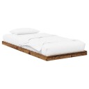  Gulvbedramme Gammelt tre 75 x 190 cm Konstruert tre