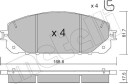 METELLI 22 1000 0 Bremseklosser