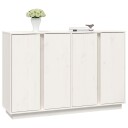  Skjenk hvit 120x35x80 cm heltre furu