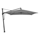 Glatz Sombrano S+ fritthengende parasoll 300 x 300 cm kat.4 antrasitt aluminium/420 Smoke Glatz