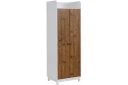 Shellake Garderobe 62x60 cm - Hvit/Natur