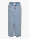 Kids Only Siri Front Slit Skirt Denim Gua Denim 122