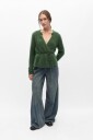 Object   Kardigan Objnete L/S Re Tie Cardigan   Grønn
