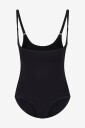 Bye Bra Forming av kroppen Soft Touch Seamless Bodysuit Open Bust firm support Svart