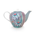 PIP Studio Flower Festival tekanne 1,6 liter, blå