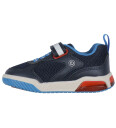Geox Blinkende sko J Inek B. E Navy/Light Blue 31 Blinkende sko Blå Flerfarget