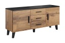 Kommode Dudley 45x150 cm   Natur/Svart
