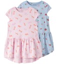 Name It Kjole NmfVigga 2 pack Piruett/Chambray Blue Name It 6 år 116 Kjole Blå Rosa