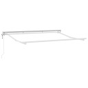 vidaXL Elektrisk Utrekkbar Markise Brun 3,5 x 2,5 m