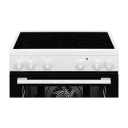 Electrolux 500 Keramisk Komfyr med Grill 60 cm Hvit LKR6400ANW
