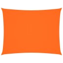 vidaXL Solseil oxfordstoff rektangulær 3x4 m oransje