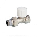Pettinaroli 761DPR 004 Termostatventil 1/2" Ligeløbende Med Forindstilling