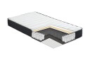 Fjermadrass Harmony Uno Pocket 160x200xh20 cm - Hvit/Grå