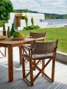 Skargaarden Kryss matstol Teak/natur Brun