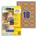 Avery Zweckform - labels - 450 label(s) - 63.5 x 42.3 mm (oval)