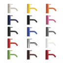 Vola 2473 dusjbatteri med vender Med vender og hånddusj, Børstet Krom