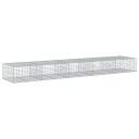Gabionkurv med deksel 500x100x50 cm galvanisert jern