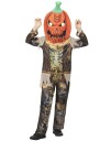 Pumpkin Scarecrow Reaper Fugleskremsel Kostyme med Maske til Barn