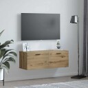  Veggskap artisan eik 100 x 36.5 x 35 cm Konstruert tre