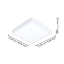 Eglo Fueva-Z Taklampe Hvit 21x21 TW Zigbee Bluetooth