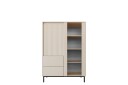 Bjurholm Vitrineskap 104x146 cm   Beige