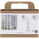 Mini Craft Kit Macramé Dreamcatcher w/ Rose Quartz Crystal 977728