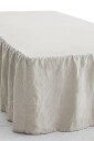 Ellos Home   Sengekappe Candice i vasket lin 45 cm   Natur
