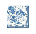Blue & white serviett 20 pk