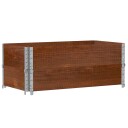  Plantekasse brun 100x50 cm heltre furu