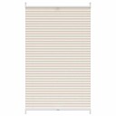 vidaXL Plissegardiner 70 x 125 cm Krem