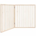 Vidaxl Hundegrind Sammenleggbar 2 Paneler 160 cm Poppeltre
