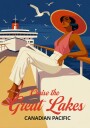 Retro Great Lakes Cruise Plakat / 21x30