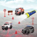 Dickie Toys Lekesett Micro Sos Med 3 Kjøretøy Utrykningssett