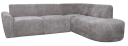 Trend Collection – Espen Høyre Hjørnesofa Stengrå Elite