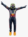 Bburago Red Bull Racing F1 RB19 2023 Modellbil Med Verstappen figur 1:24