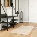 Teppe HUARTE kort luv mykt og vaskbart beige 60x110 cm