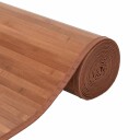  Teppe rektangulær brun 60x500 cm bambus 8721012368736