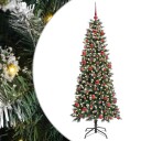  Kunstig juletre grønn 76 x 76 x 180 cm PVC og plast og stål