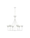 Alberto Low Ceiling Chandelier Plaster White L