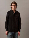 Calvin Klein Jeans Ls Solid Oxford Classic Shirt - Black - XS