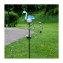 STAR TRADING 481-26 PEACOCK DEKORATIVT LYS, FLERFARGET